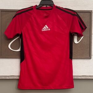 Adidas Men's Red and Black Jersey